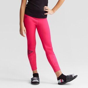 5/$20 UMBRO girl's pink athletic‎ legging large